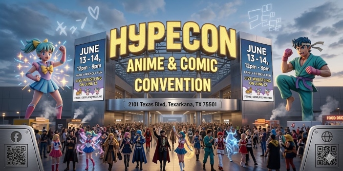 Pop Culture Convention Hypecon 2026 Expanding in Texarkana